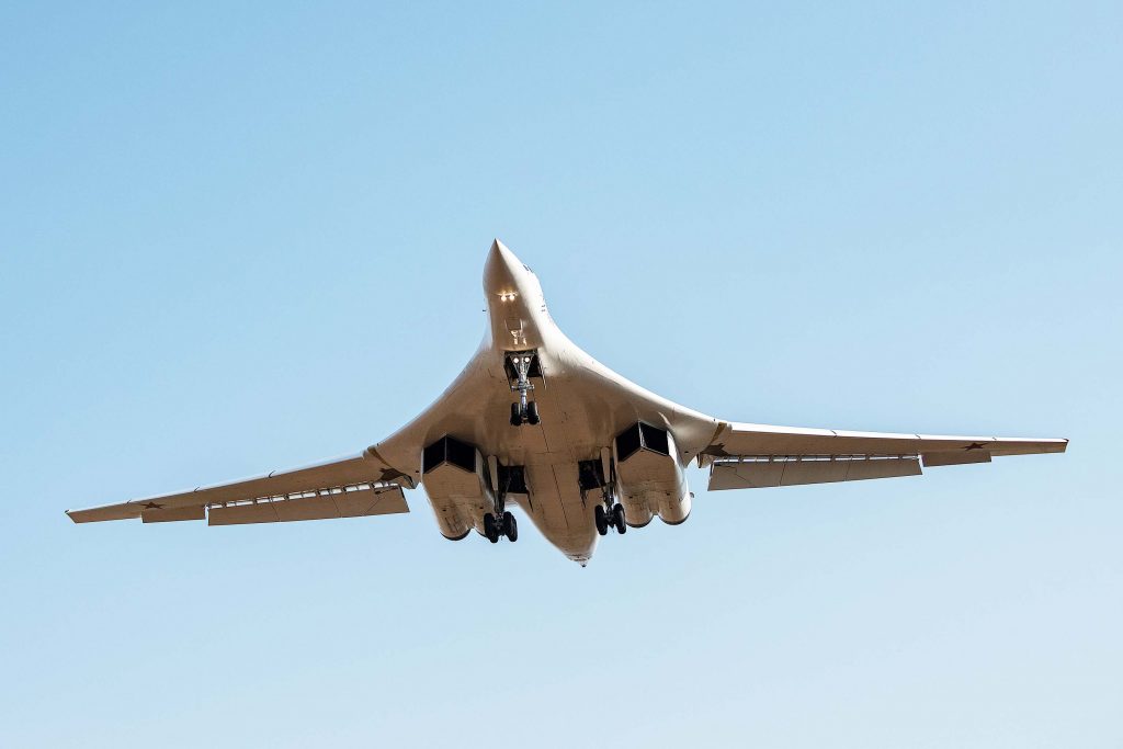 TU-160 Strategic Bombers Land at AFB Waterkloof